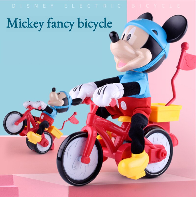 Đồ Chơi Robot Hình Xe Đạp Chuột Mickey Dễ Thương Cho Bé