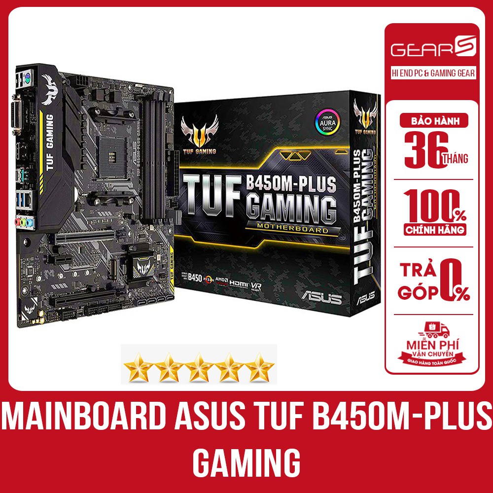 Bo mạch chủ Asus TUF B450M-PLUS GAMING