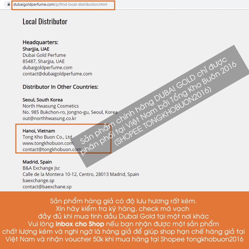 Tinh dầu nước hoa Dubai sỉ lẻ  | tinh dầu dubai chính hãng