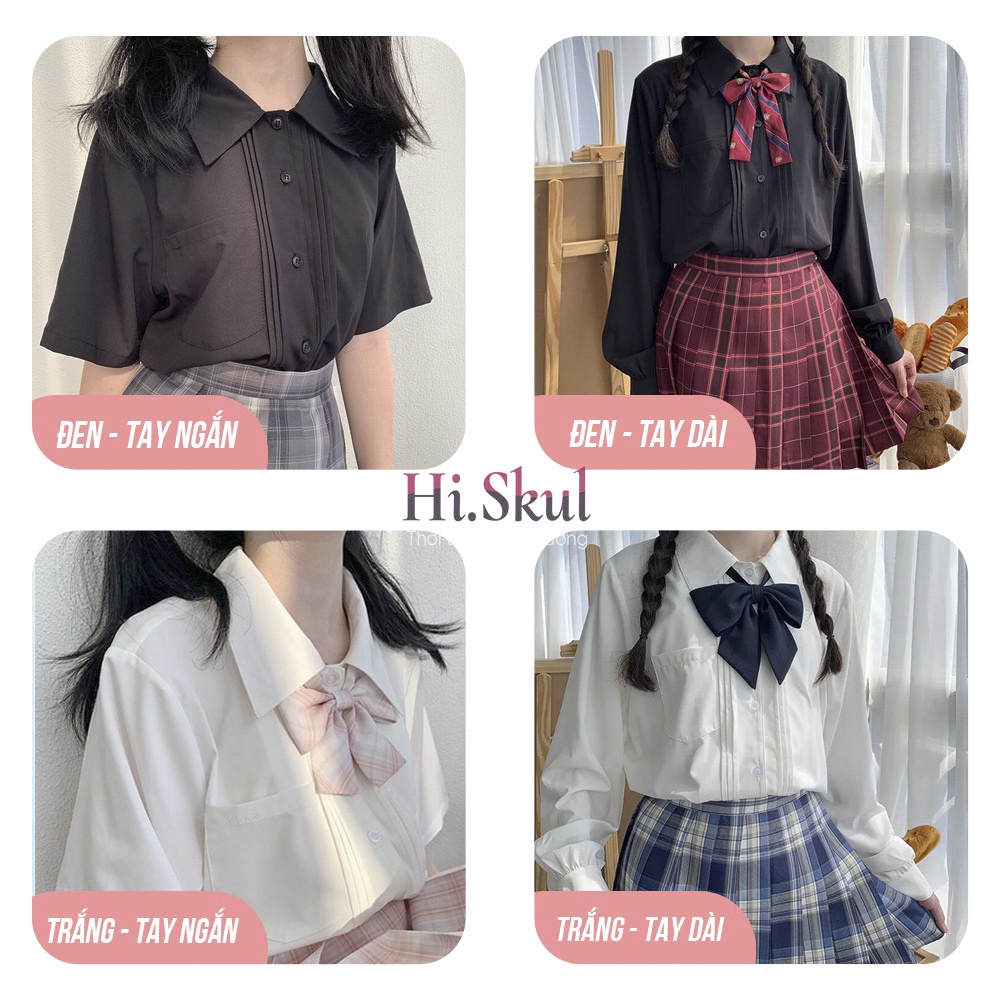 Áo sơ mi dài tay phong cách JK Nhật Bản kiểu dáng học sinh dễ thương A00030