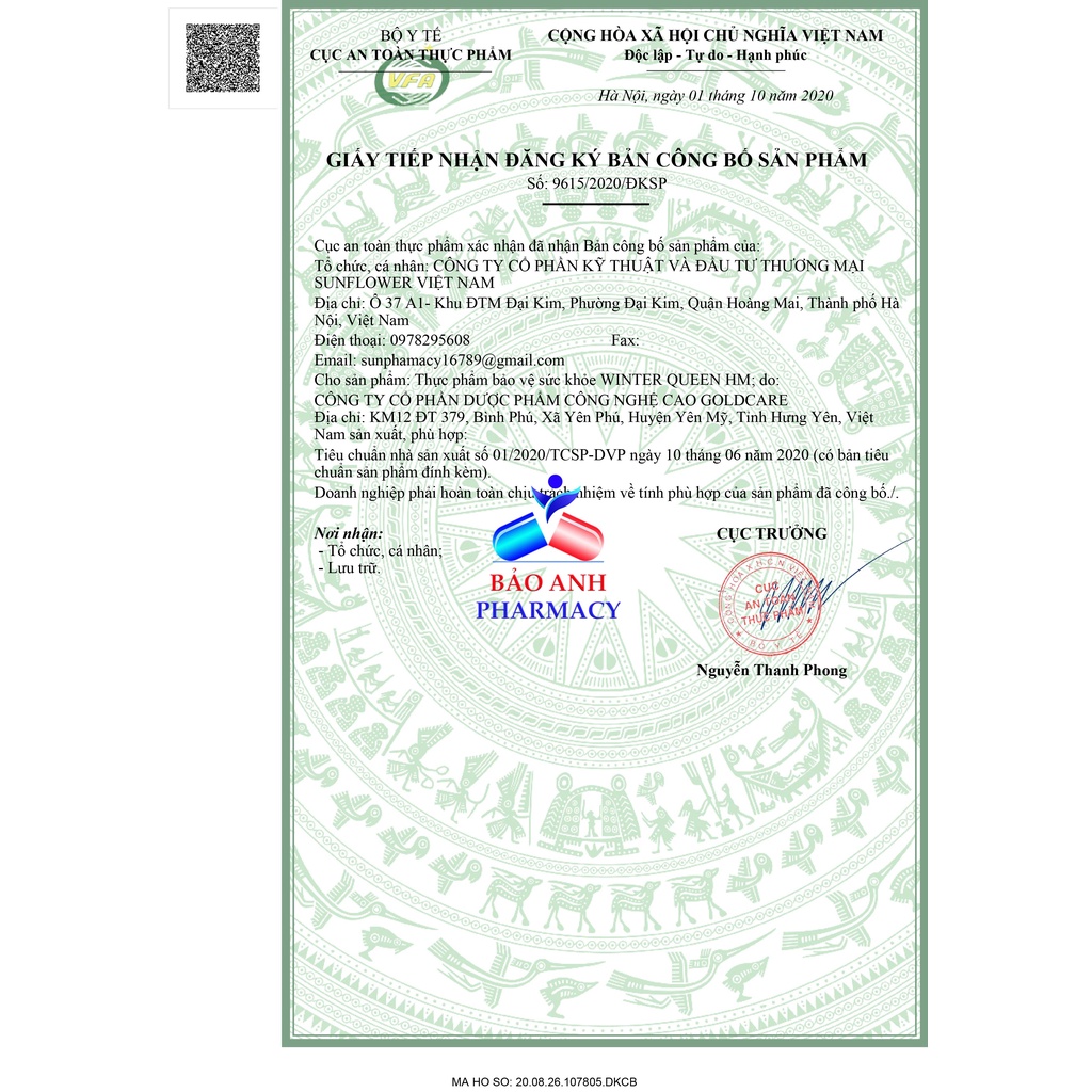 Viên Sâm tố nữ, mầm đậu nành, Collagen WINTER QUEEN HM giúp làm đẹp da, giảm sạm, nám, vết nhăn, bốc hỏa tiền mãn kinh