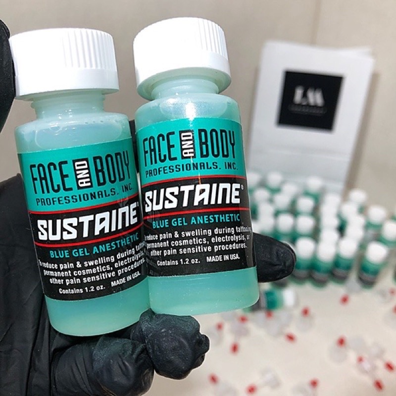 Nước Tê Xanh SUSTAINE Chính Hãng USA  Chuyên Dùng Trong Phun Xăm Thẩm Mỹ.