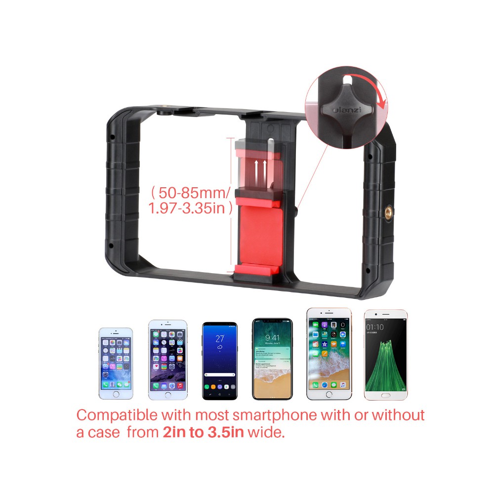 Ulanzi U-Rig Pro - Khung Tay Cầm Quay Phim Dùng Cho Điện Thoại - Hàng Chính Hãng