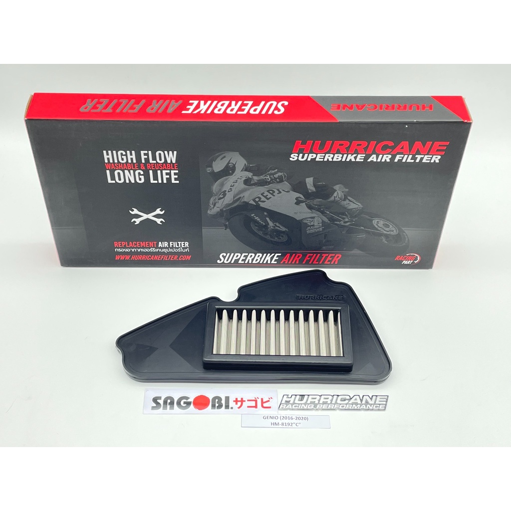 HONDA GENIO 110  LỌC GIÓ HURRICANE  mã HM-8192