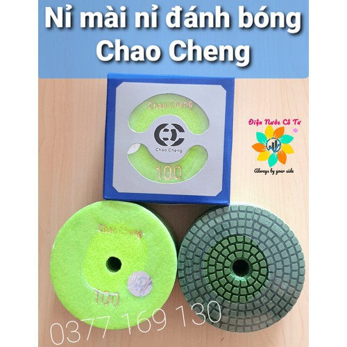 Hộp 10 Viên Nỉ Mài Nỉ Su Đánh Bóng Đá Hoa Cương Đá Granite Chao Cheng 50/100