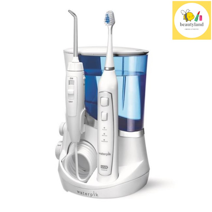 Bộ đôi hoàn hảo MÁY TĂM NƯỚC và BÀN CHẢI ĐIỆN - WATERPIK COMPLETE CARE WATERFLOSSER TOOTHBRUSH 5.0