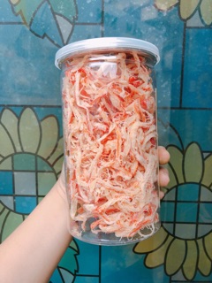 Mực xé sợi hấp cốt dừa - hũ 250gr