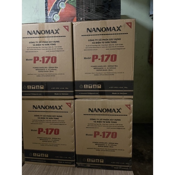 Loa Sub 3 tấc Nanomax SUB 170
