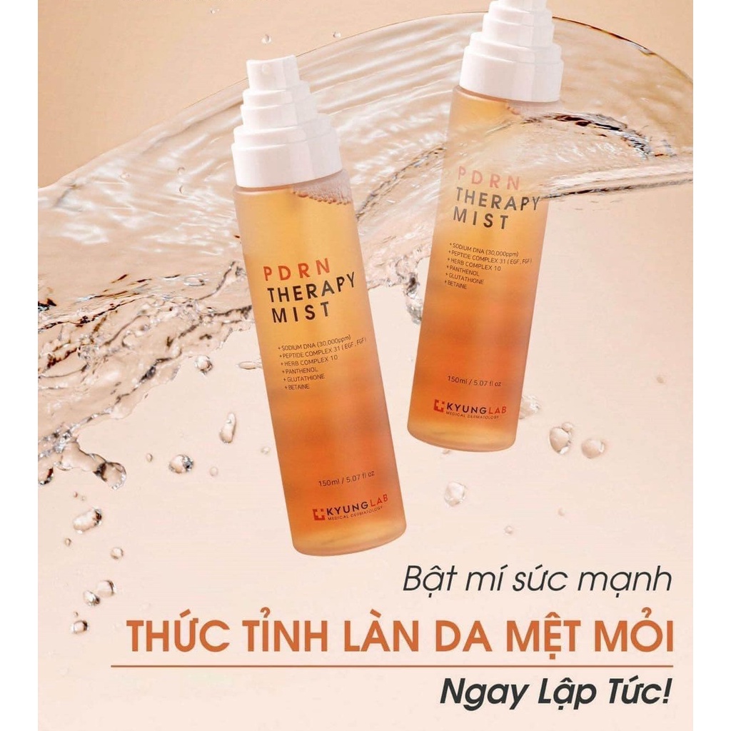 Xịt khoáng tế bào gốc KYUNG LAB PDRN THERAPY MIST 150ml dịu da căng mướt