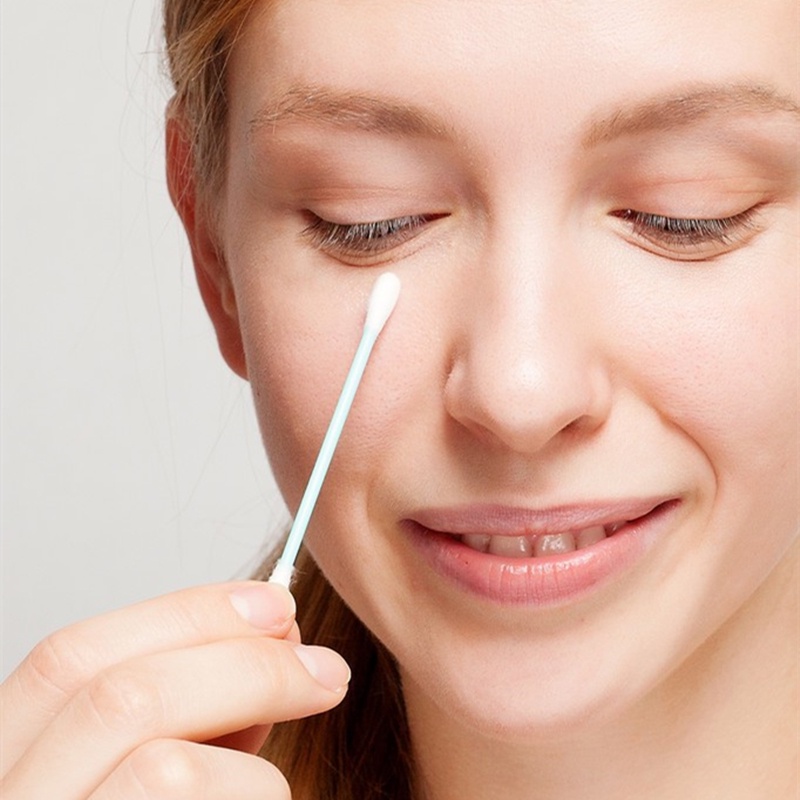 [Hàng mới về] Hộp 200 tăm bông vệ sinh hai đầu sử dụng một lần tiện lợi