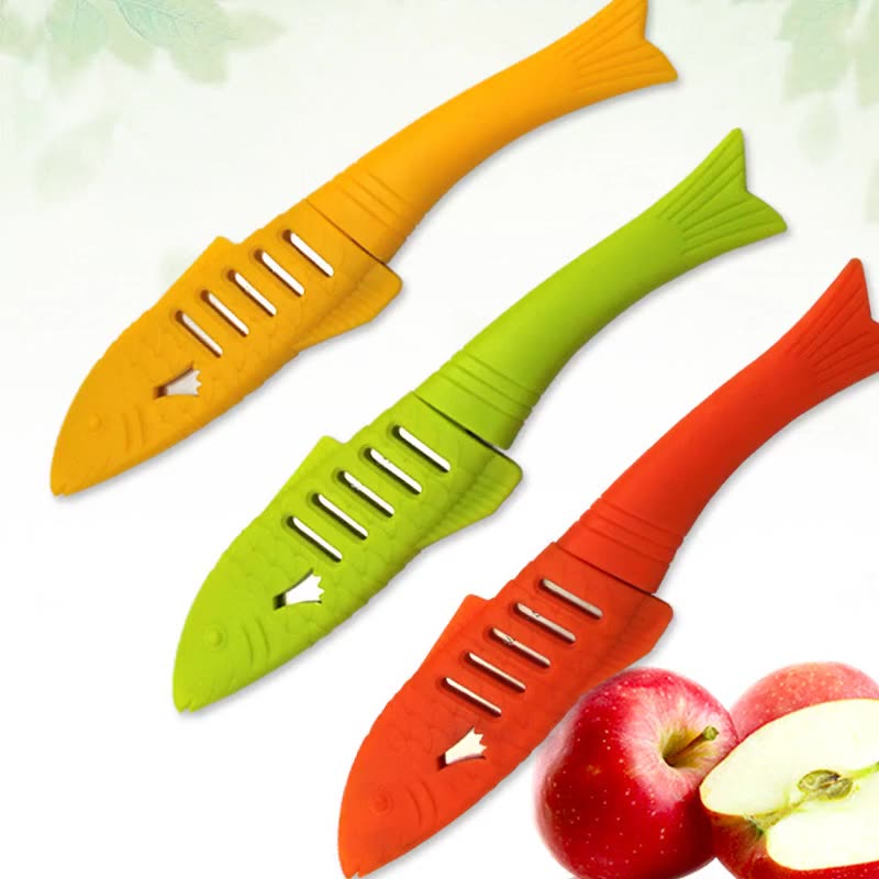 Dao cán vỏ nhựa hình cá