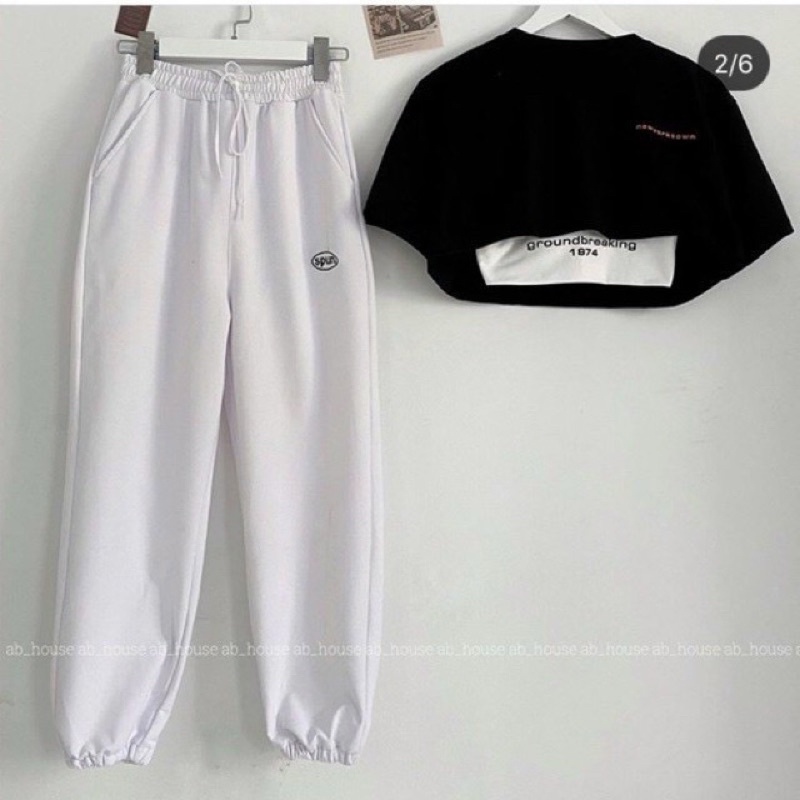 Quần baggy thể thao phi giới tính (có ảnh thật)