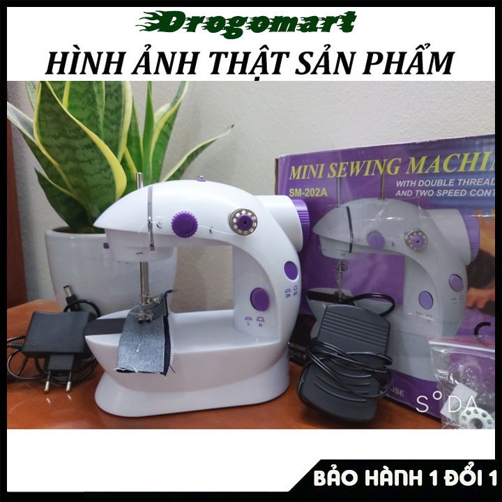 Máy may mini gia đình cầm tay tiện dụng, Máy khâu CMD hỗ trợ may vá Bảo Hành 6 tháng