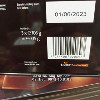 [Hỏa Tốc] Kẹo socola Riesen hộp sắt 315g