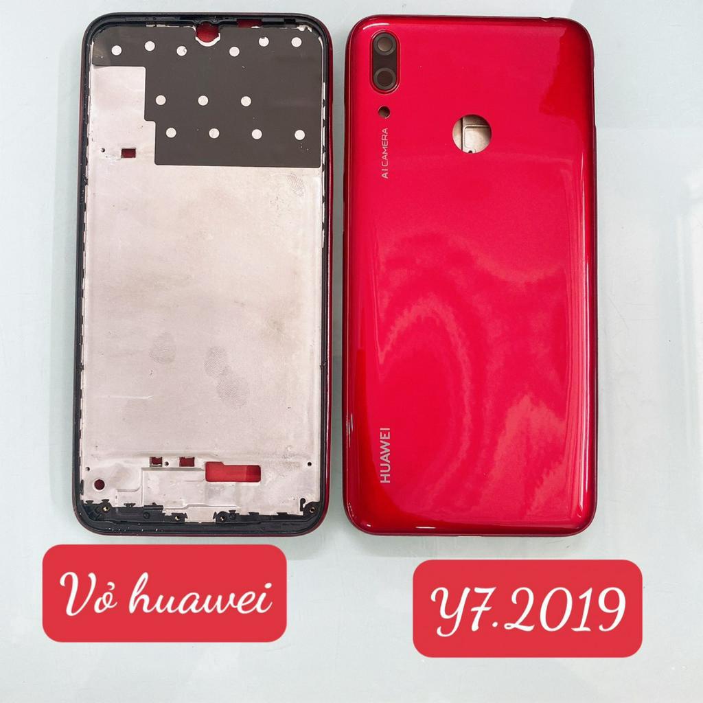 VỎ BỘ HUAWEI Y7 2019 - LƯNG BỘ HUAWEI Y7 2019 - NẮP PIN HUAWEI Y7 2019 CÓ KHUNG SƯỜN