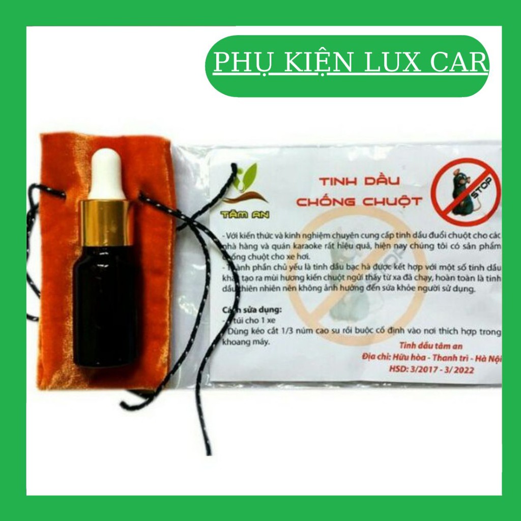 Tinh dầu chống chuột khoang máy ô tô hiệu quả cao Tâm An - LuxCar Auto