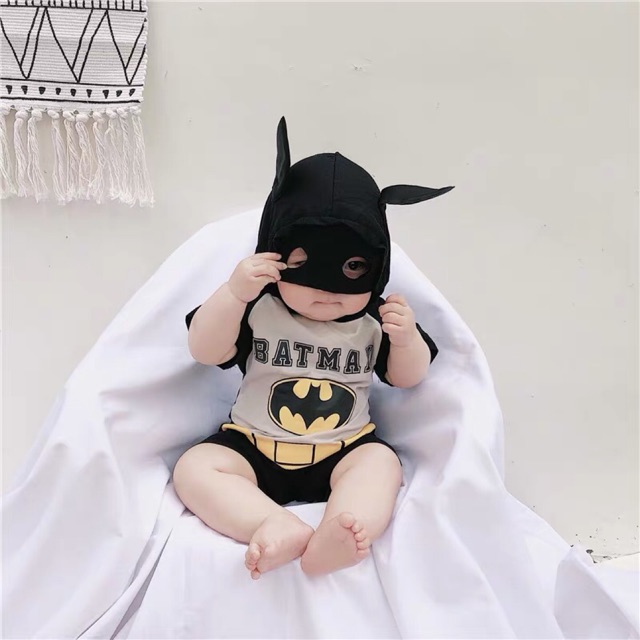 Bộ romper avenger cho bé