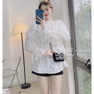 Áo Bèo Tầng Thô Lụa