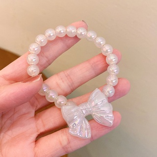 Dây Cột Tóc Đính Ngọc Trai Phong Cách Hàn Quốc