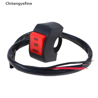 CTYE LED Headlight Switch Far Near Three Line Motorcycle Handlebar Switch Button FINE