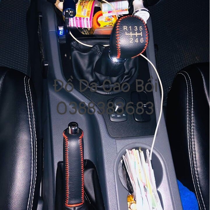 Bao Da Cần Số, Tay Phanh xe FORD RANGER XLT, XLS SỐ SÀN , DA BÒ TỰ NHIÊN, NHIỀU MÀU SẮC