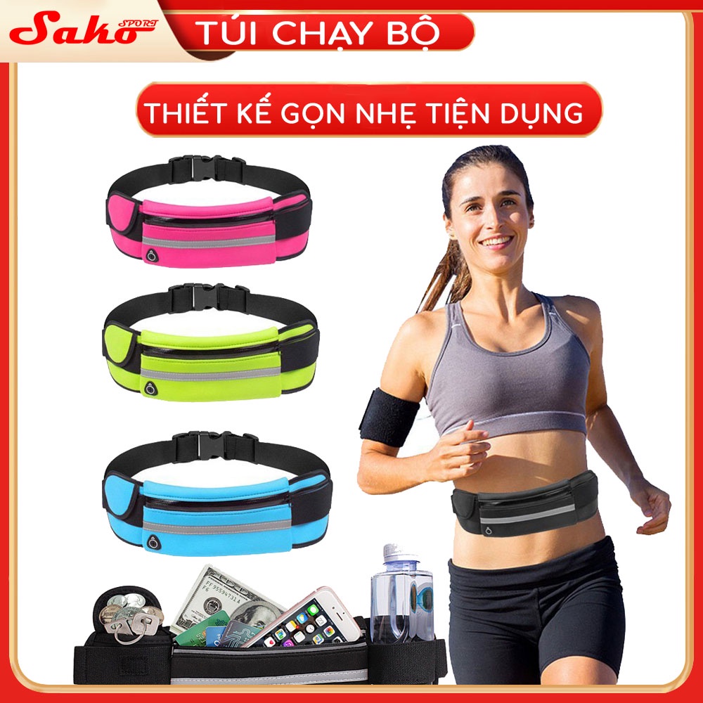 Túi đeo chạy bộ chống nước, túi chạy bộ đeo hông, đai đeo chạy bộ đựng điện thoại SAKOMART