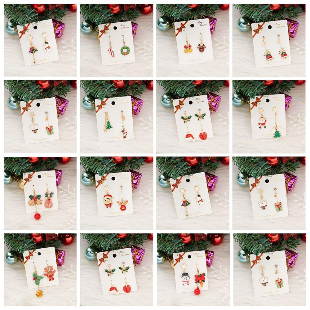 SUMU Bông Tai Người Tuyết Giáng Sinh