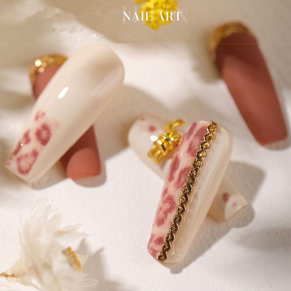 Miếng Dán Trang Trí Móng Tay 3D Chống Thấm Nước Sau Lưng Độc Đáo