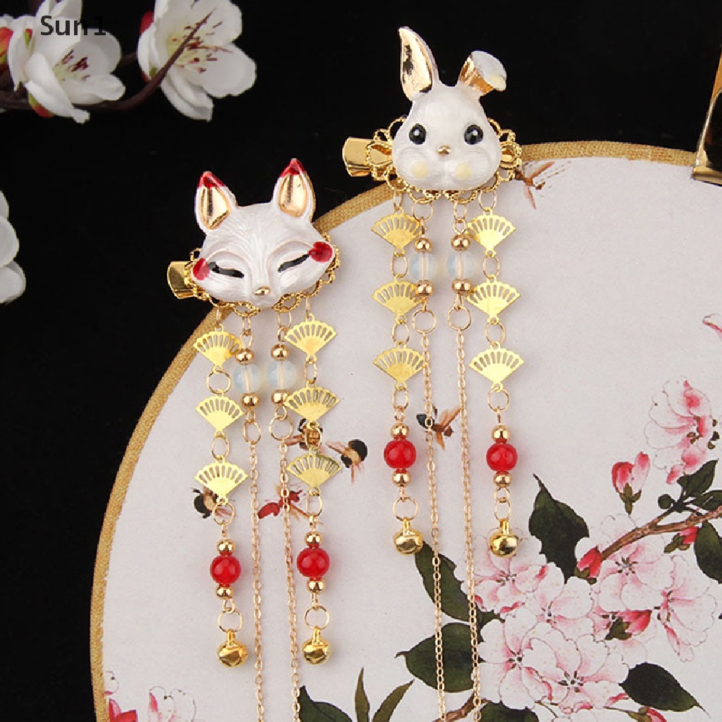 Kẹp Tóc Tua Rua Hóa Trang Sun1 &gt; Hình Thỏ Cáo Anime Nhật Bản