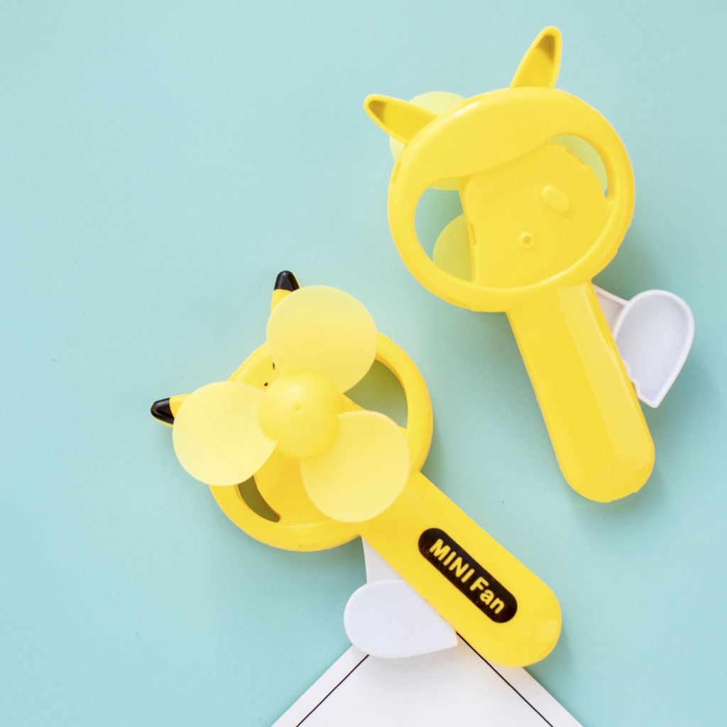 Quạt Mini Cầm Tay Họa Tiết Hoạt Hình Dễ Thương Sáng Tạo