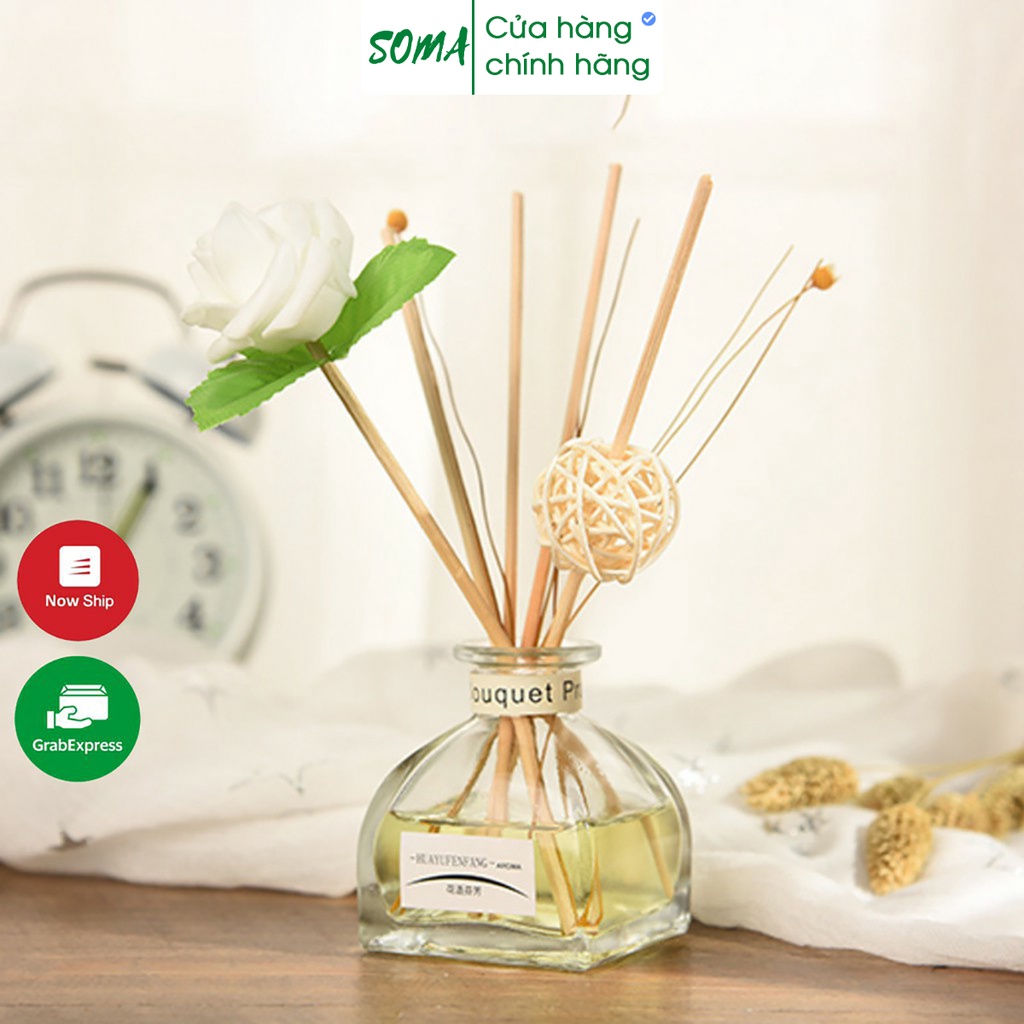 Nước Hoa Khuếch Tán Thơm Phòng Lọ Tinh Dầu Thơm Để Phòng Thiên Nhiên Tán Hương Phòng Ngủ KT22