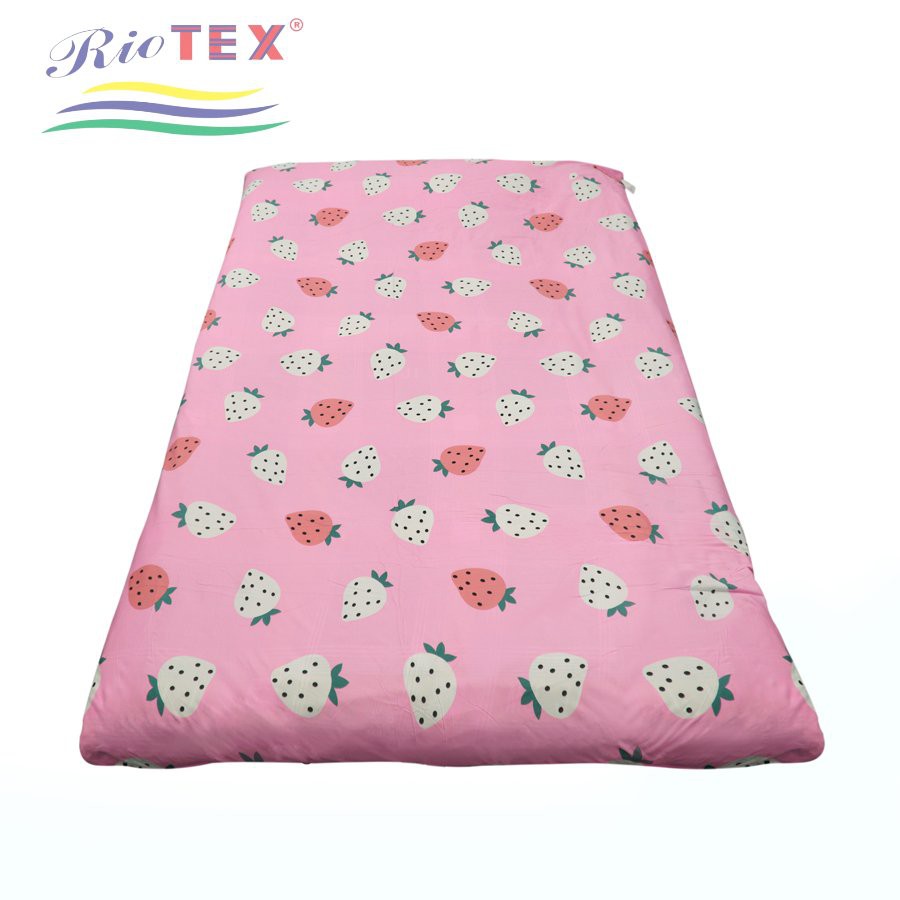 Áo Bọc Nệm Topper 2 Mặt RIOTEX Có Khóa Kéo, Kích Thước 1m/ 1.2m/ 1.4m/ 1.6m/ 1.8m