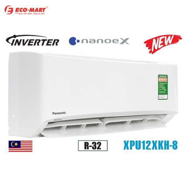 Điều hòa Panasonic 1 chiều inverter CS/CU-XPU12XKH-8 12000BTU Mới 2021