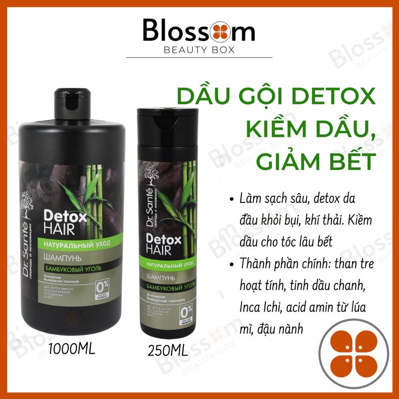 Dầu gội DETOX Dr.Sante giảm dầu bết