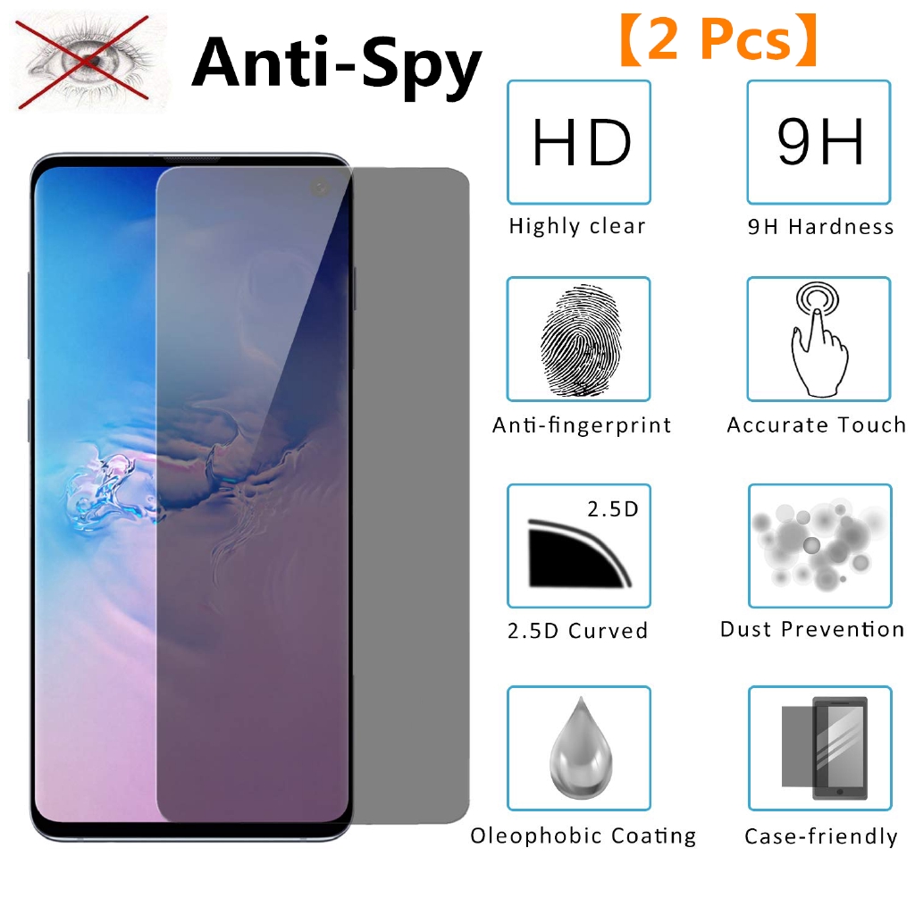 Kính cường lực bảo vệ màn hình chống nhìn trộm cho Meizu M3 Note / M6 Note / M9 Note / 16 / 16X / 16th