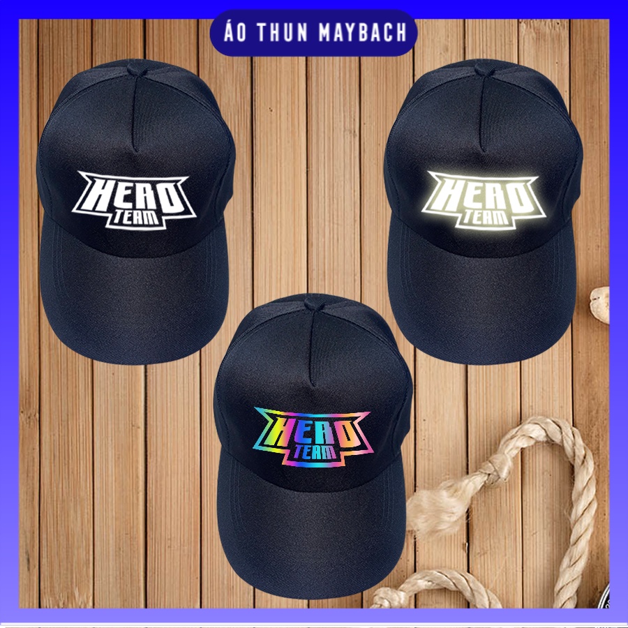 [Hot Trend] Nón Hero Team - Mũ Hero Team Phản Quang Cực Chất + Tặng kèm 1 khẩu trang hero team