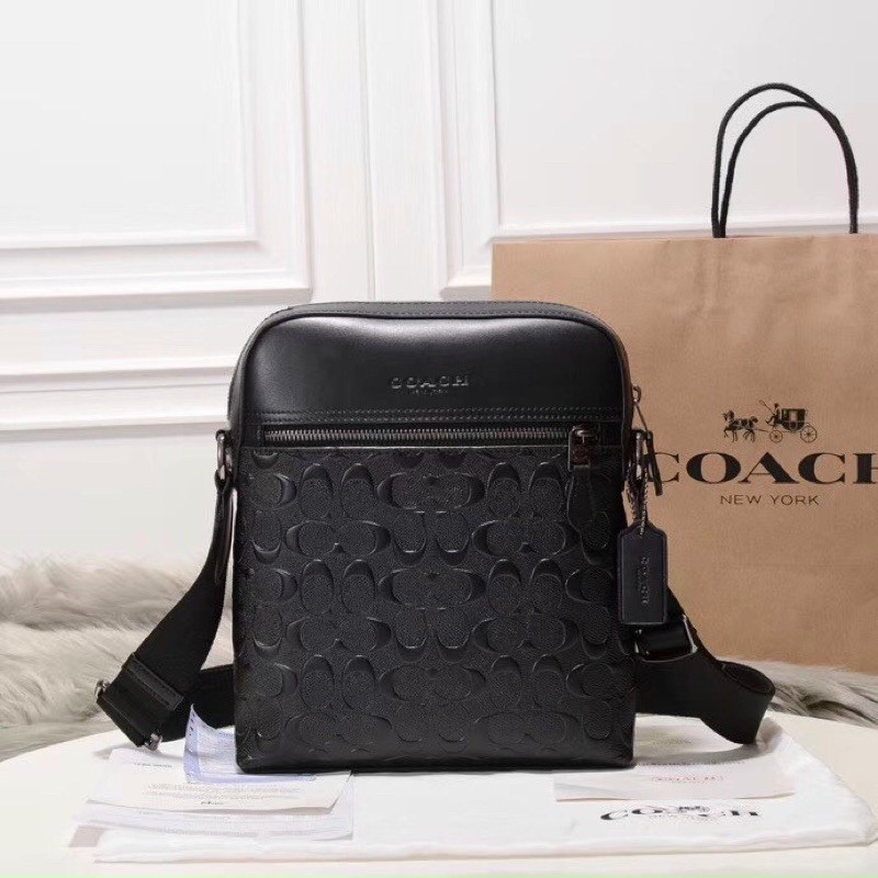 📛RẺ VÔ ĐỊCH📛TÚI C NAM DA THẬT PHỐI CANVAS