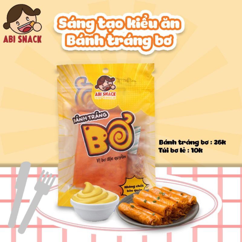 [MUA 2 TẶNG QUÀ] BÁNH TRÁNG BƠ ABI