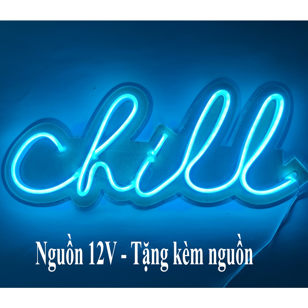 Đèn trang trí nhiều hình, Đèn led Neon light ánh sáng long lanh - BinaShop