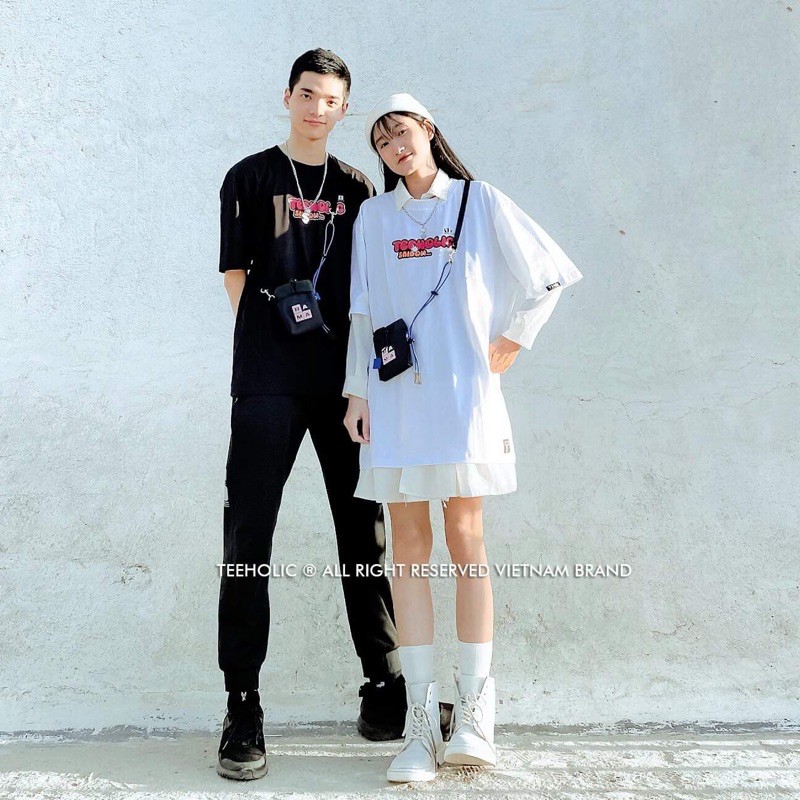 Áo Thun Unisex In Hình Ván Trượt THS - TEEHOLIC Màu Đen