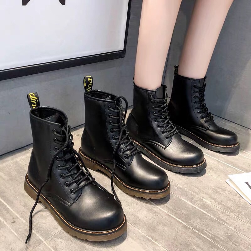 Giày đốc buộc dây cao cổ, combat boot