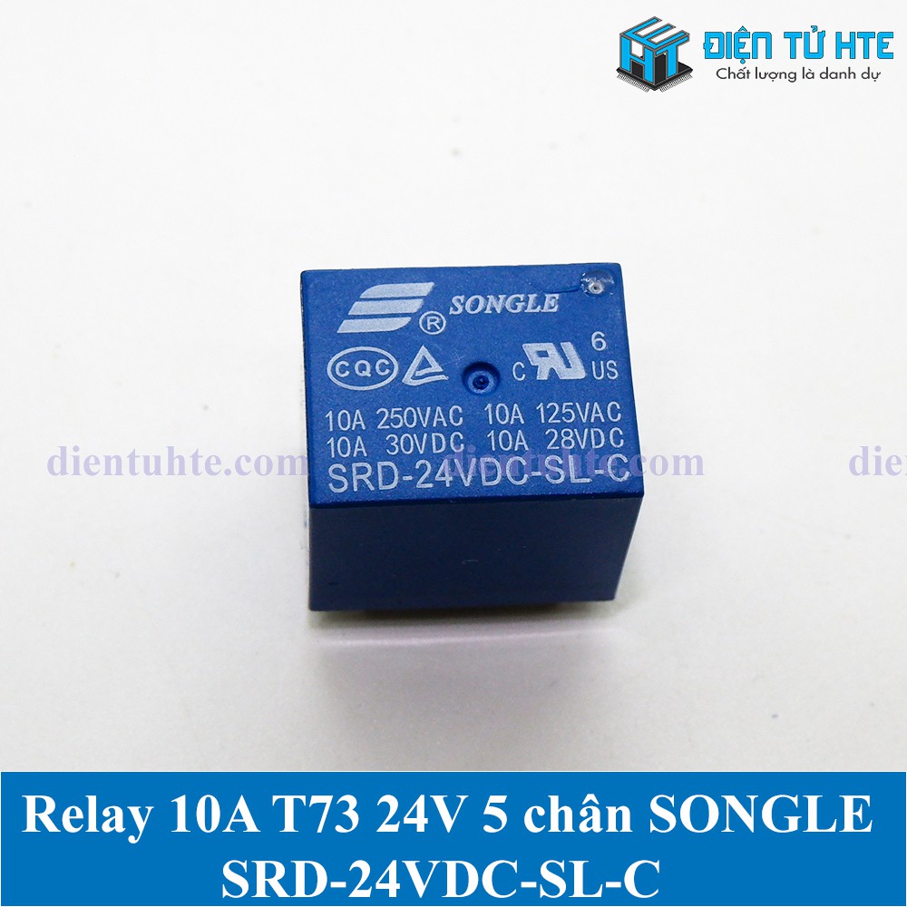 Relay SRD-24VDC-SL-C 24V 5 chân 10A chuẩn SONGLE [CN2]