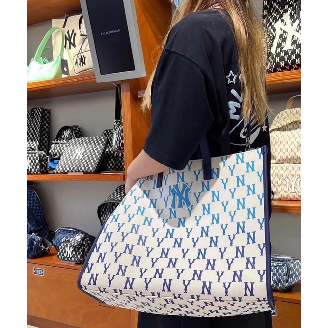 Túi mlb tote chất da