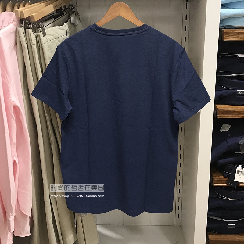 Áo thun Ralph Lauren ngắn tay cổ tròn dáng rộng in họa tiết trẻ trung