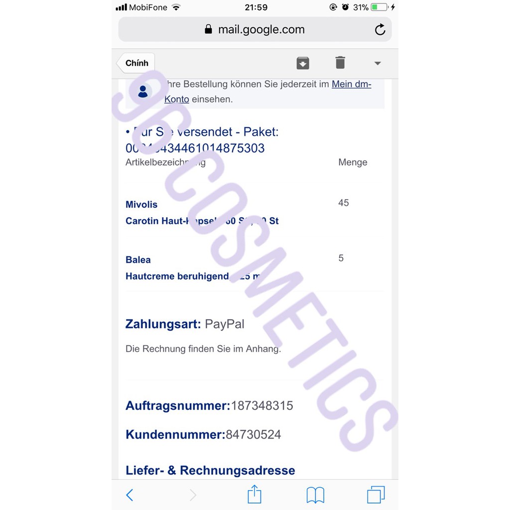 Viên chống nắng giảm sạm nám, giúp da mềm mại, giảm nếp nhăn và lão hóa da nội địa Đức | BigBuy360 - bigbuy360.vn