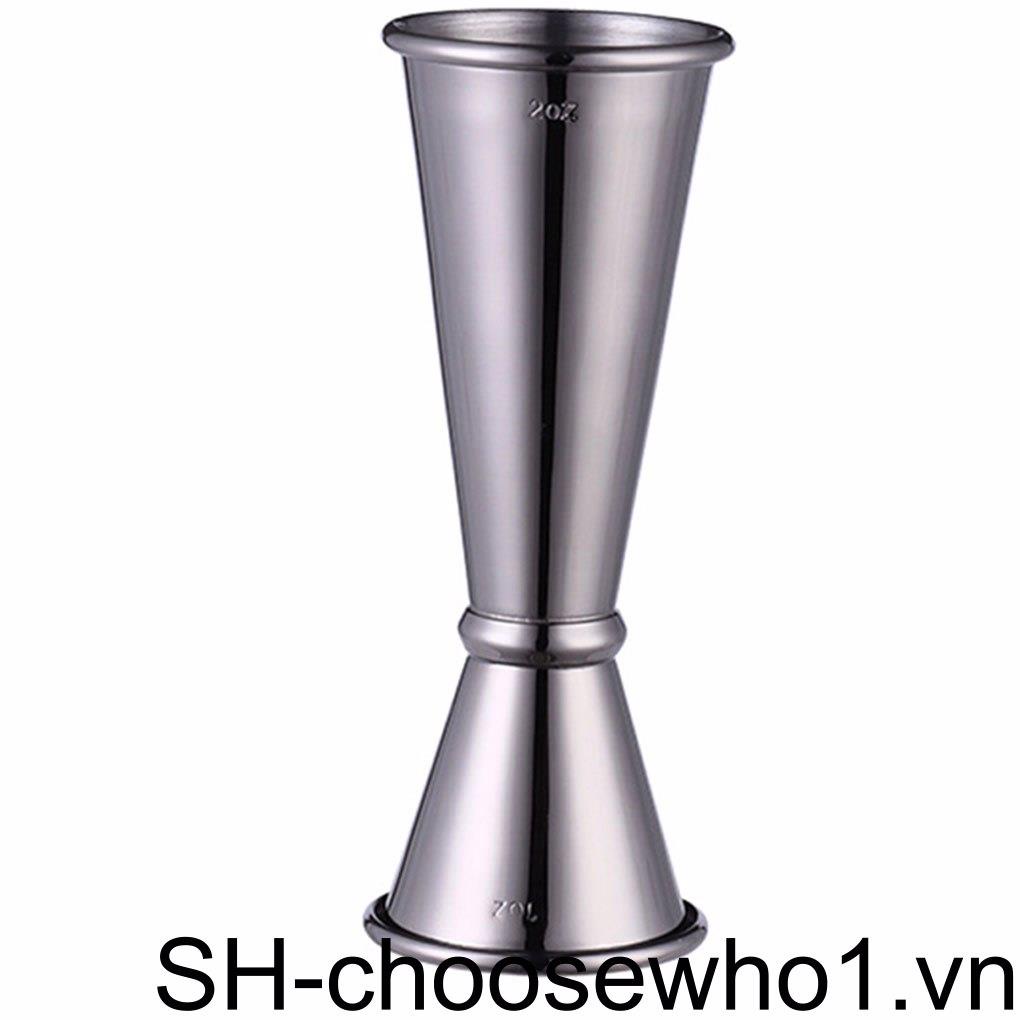 1 Cốc Đong Hai Lớp Bằng Thép Không Gỉ Dùng Pha Chế Cocktail