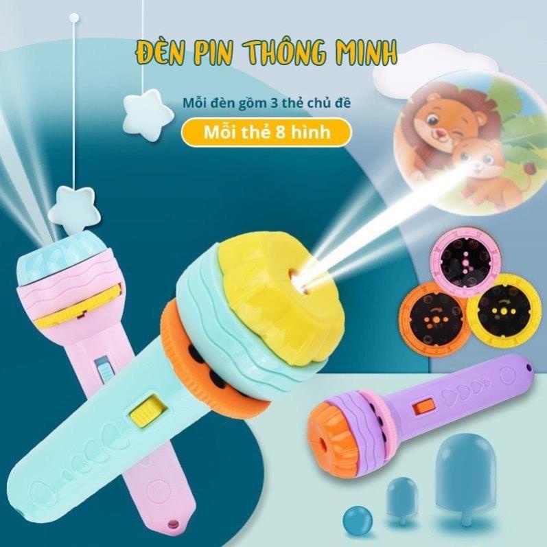 Đồ Chơi Đèn Pin Chiếu Hình Thông Minh Cho Bé 48 hình ( Có Hộp )