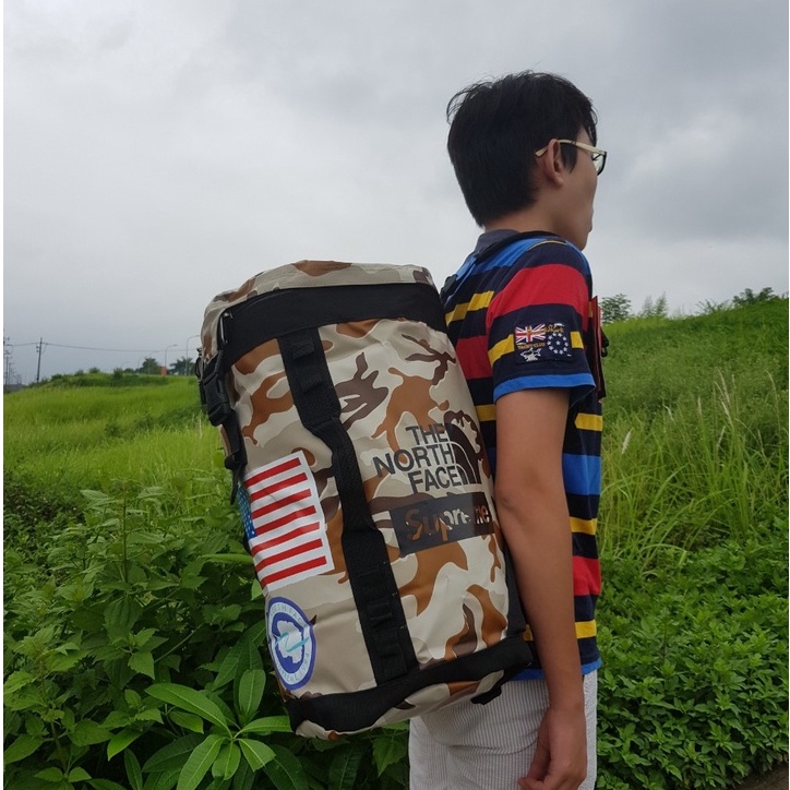 Balo phượt chống nước túi trống Supreme The North Face Big Haul siêu bền