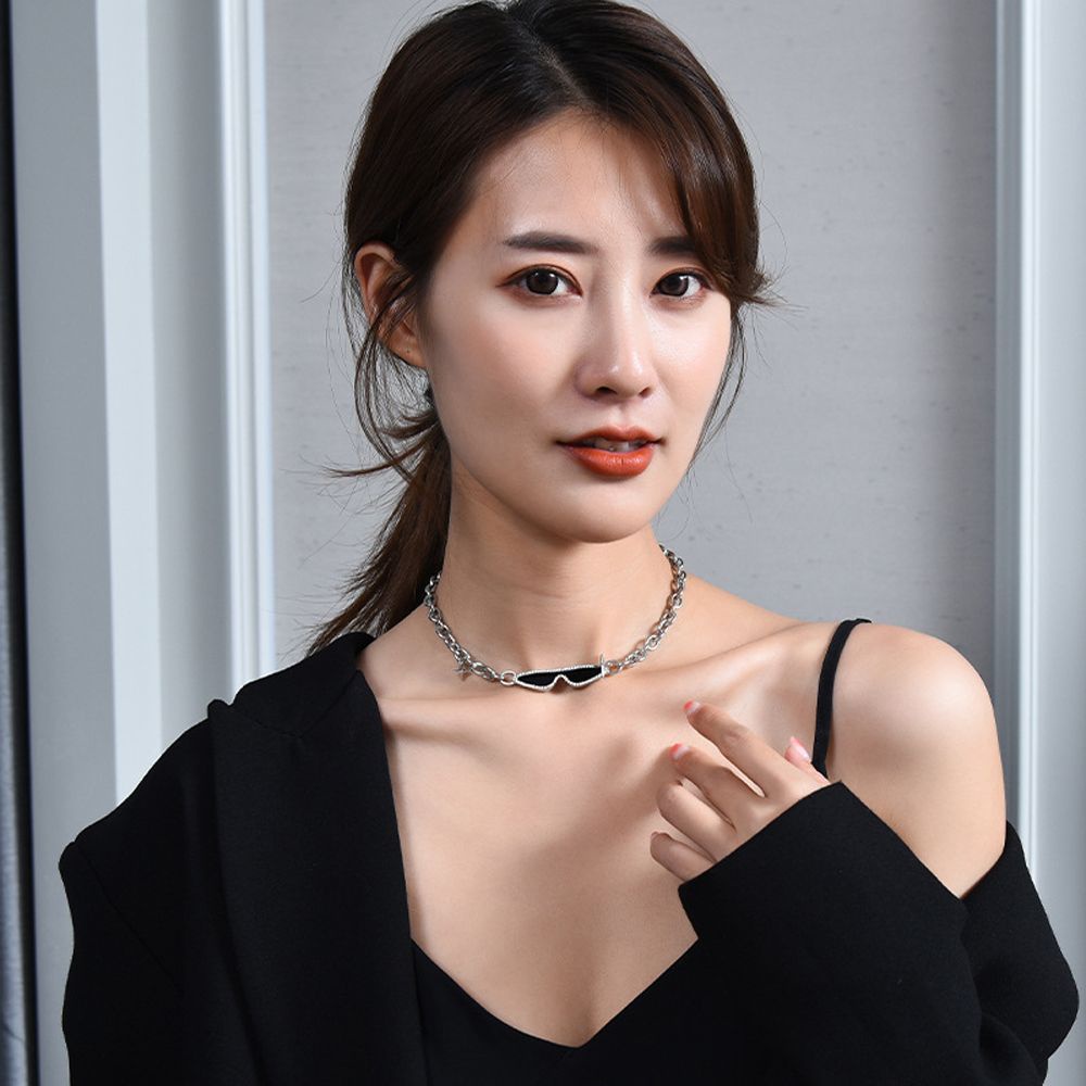 Vòng cổ Choker Mặt Hình Ngôi Sao Nhiều Màu Thời Trang Hàn Quốc Cho Nữ