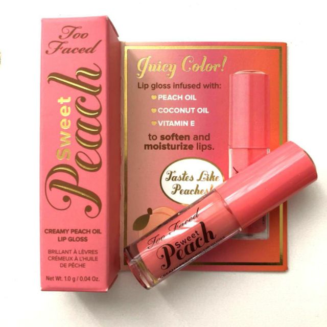 Bảng mắt Too Faced - Just Peachy/ Sweet Peach (tặng kèm ví/son dưỡng của hãng too faced) | BigBuy360 - bigbuy360.vn